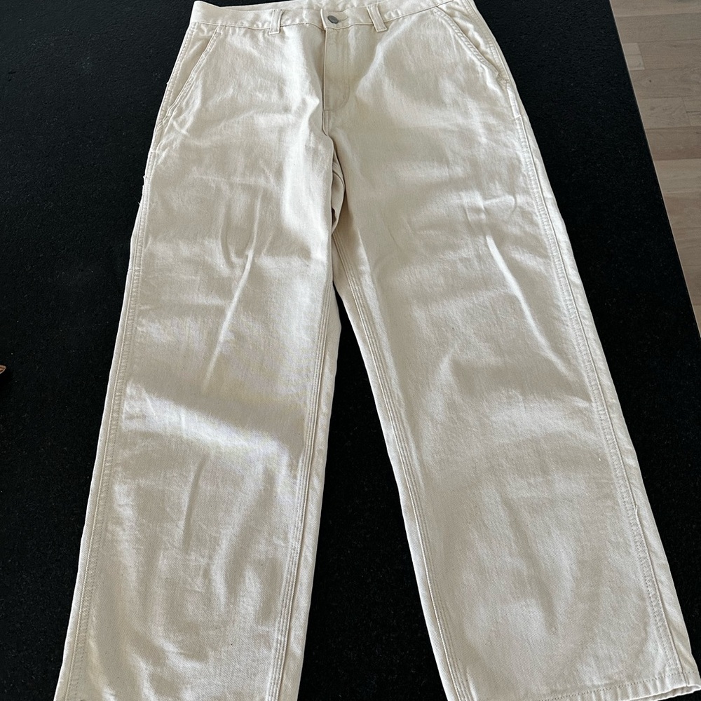 Carhartt cream jeans